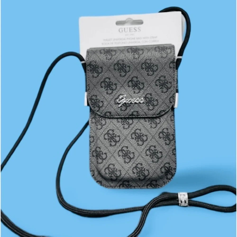 GUESS Unisex Crossbody Phone Bag w/Convenient Outside ID Insert, NWT